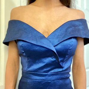 Elegant Blue floor length gown